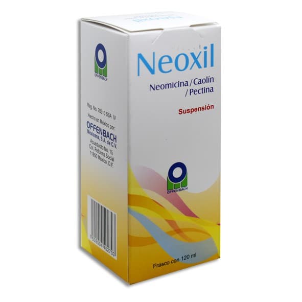 Neoxil Susp. Fco. 120 Ml. 0.710-20.0-1.0 G/100 Ml.