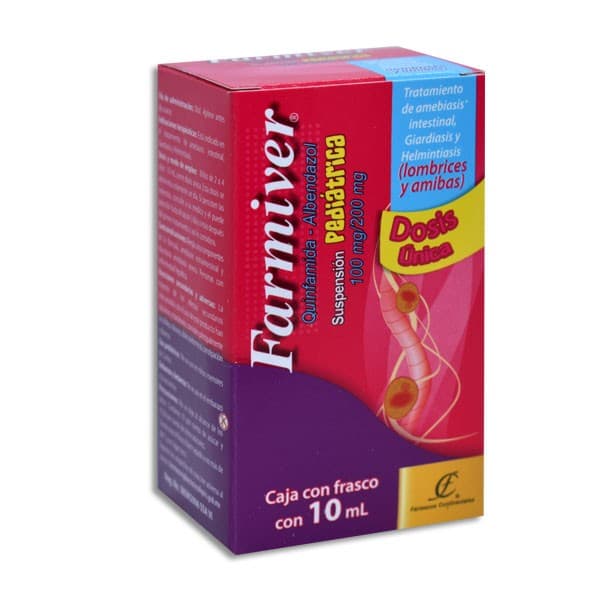 Farmiver Susp. Pediátrica Fco. 10 Ml. 100-200 Mg/10 Ml.