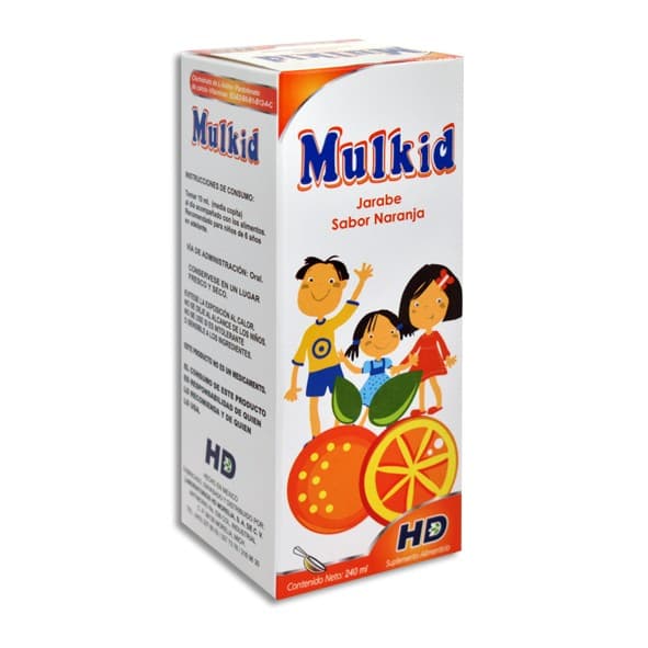 Mulkid Jarabe Sab. Naranja Fco. 240 Ml.