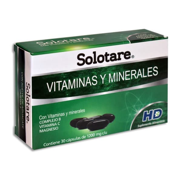 Solotare Vit&min C/30 Caps. 1200 Mg.