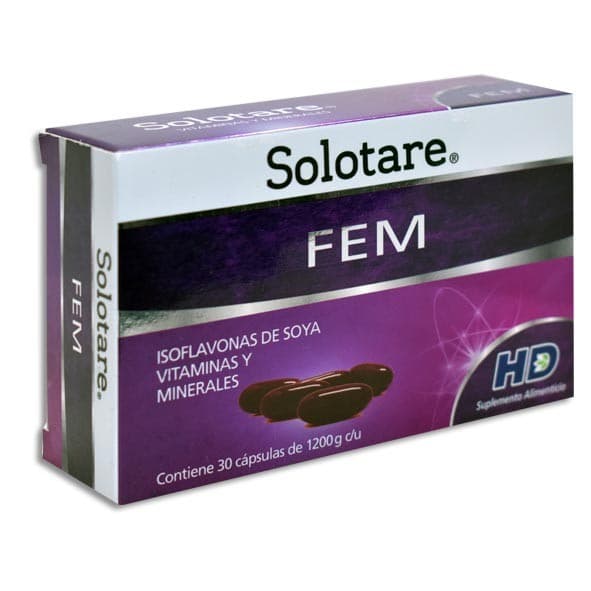Solotare Fem C/30 Caps. 1200 Mg.