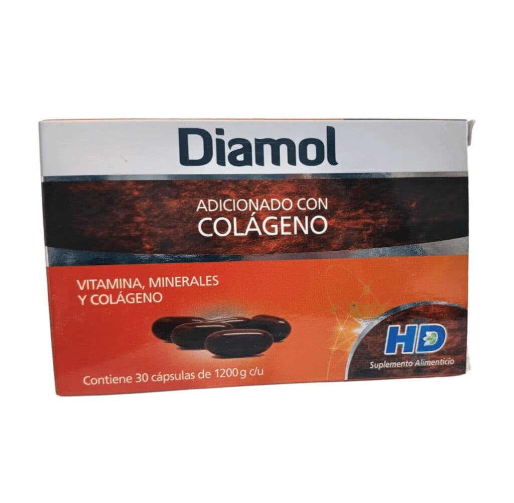 Diamol Adicionado C/colágeno C/30 Caps. 1.2 G.