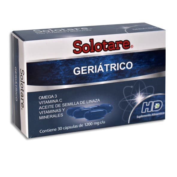Solotare Geriátrico C/30 Caps. 1200 Mg.