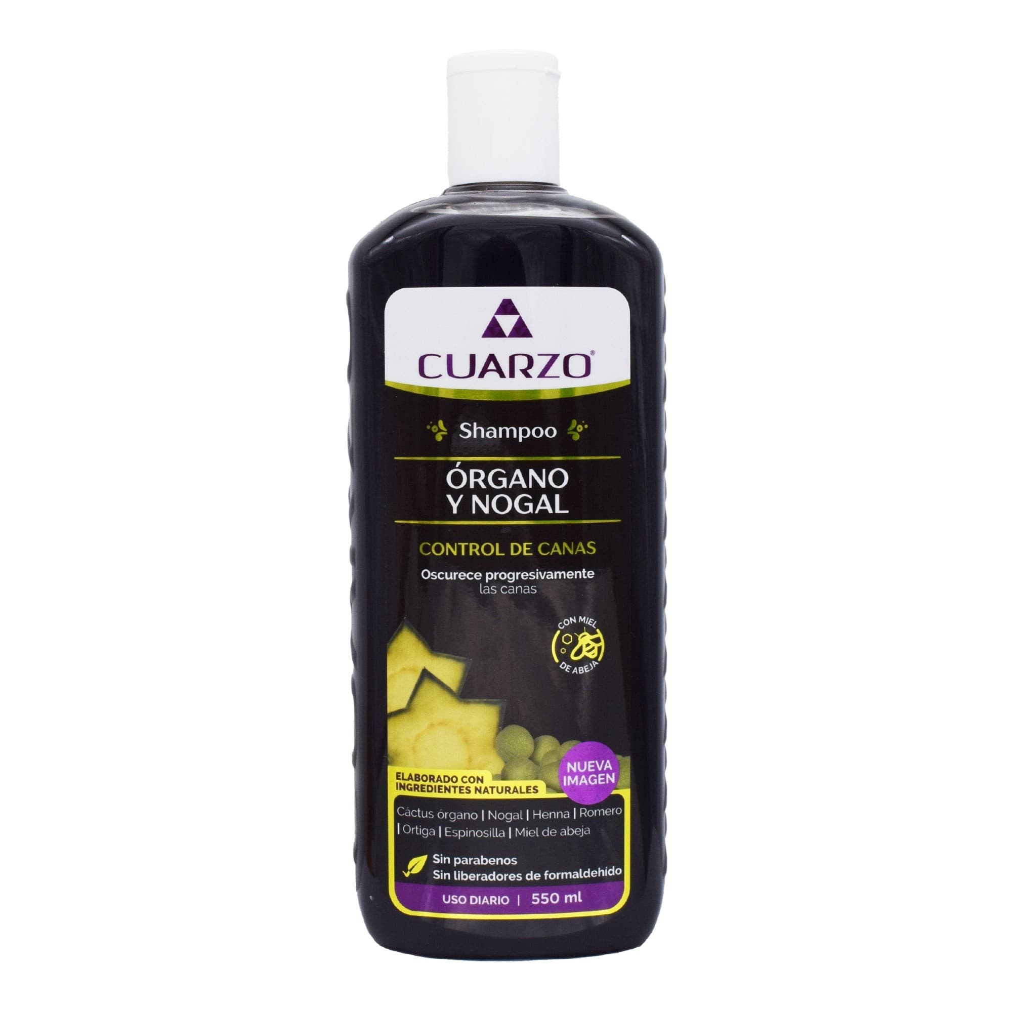 Shampoo Órgano y Nogal (cuarzo) 550 Ml.