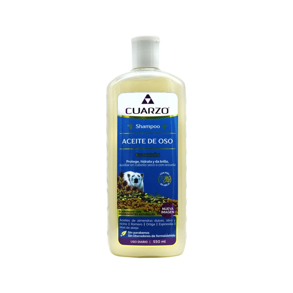 Shampoo Aceite de Oso (cuarzo) 550 Ml.