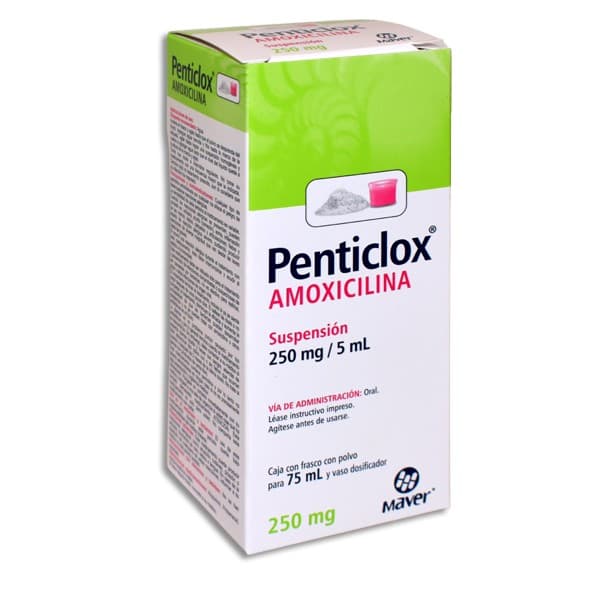 Penticlox Susp. Fco. 75 Ml. 250 Mg/5 Ml.