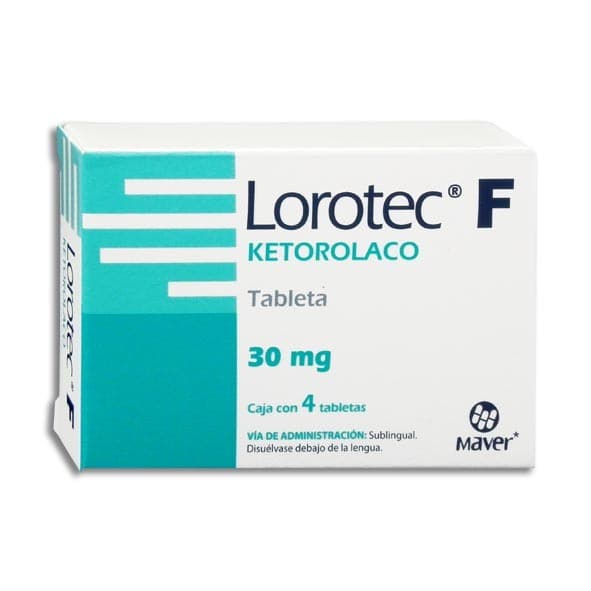 Lorotec-f C/4 Tabs. Sublingual 30 Mg.