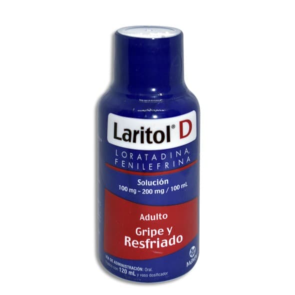 Laritol-d Solución Adulto Fco. 120 Ml. 100-200 Mg/100 Ml.