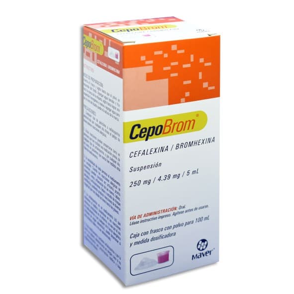 Cepobrom Susp. Fco. 100 Ml. 250-4.39 Mg/5 Ml.
