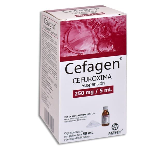 Cefagen Susp. Fco. 50 Ml. 250 Mg/5 Ml.