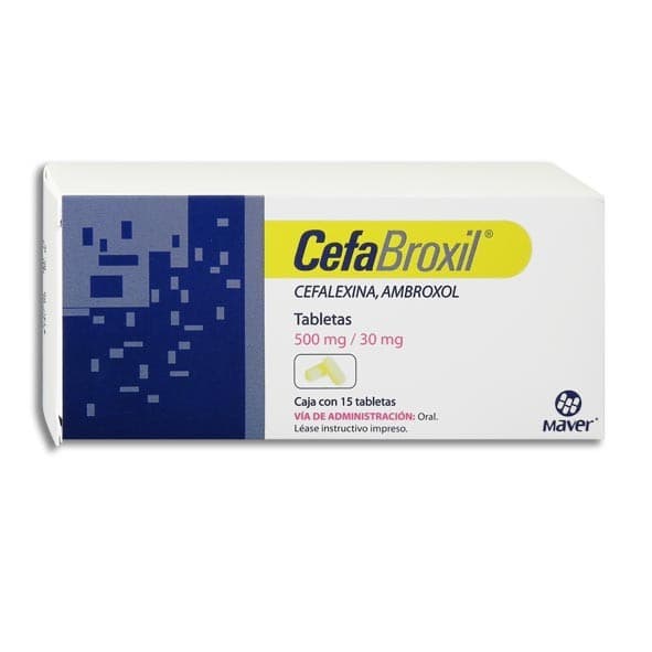 Cefabroxil C/15 Tabs. 500/30 Mg.