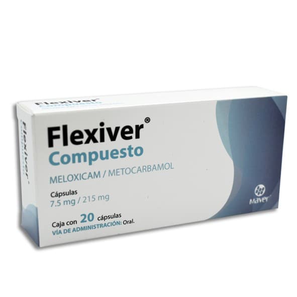 Flexiver Compuesto C/20 Caps. 7.5/215 Mg.