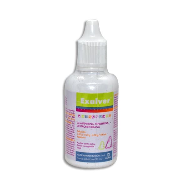 Exalver (gfd) Sol. Pedtco. Fco. Gotero 30 Ml. 5-0.25-0.50 G/100 Ml.