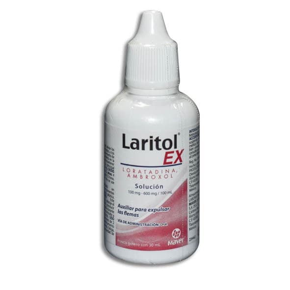 Laritol-ex Solución Fco. Gotero 30 Ml. 100-600 Mg/100 Ml.