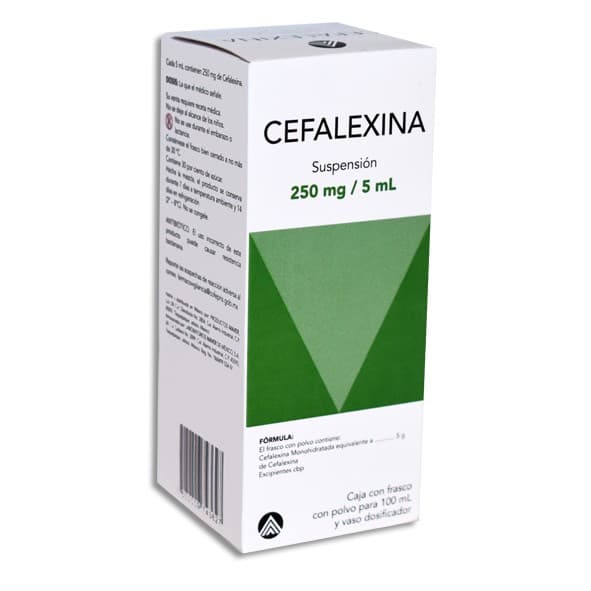 Cefalexina (medigen) Susp. Fco. 100 Ml. 250 Mg/5 Ml.