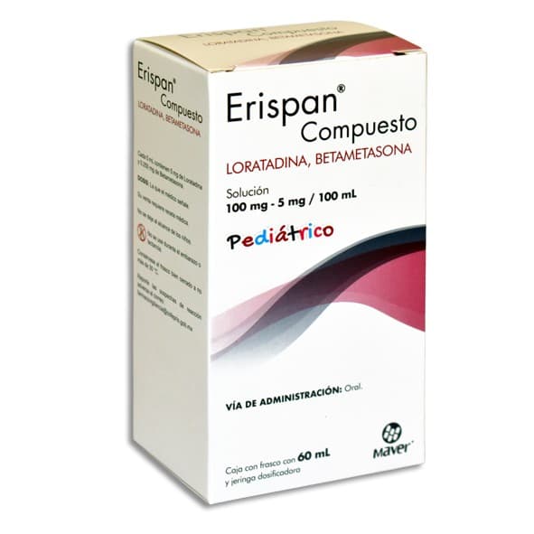 Erispan Compuesto Pediátrico Sol. Fco. 60 Ml. 100-5 Mg/100 Ml.