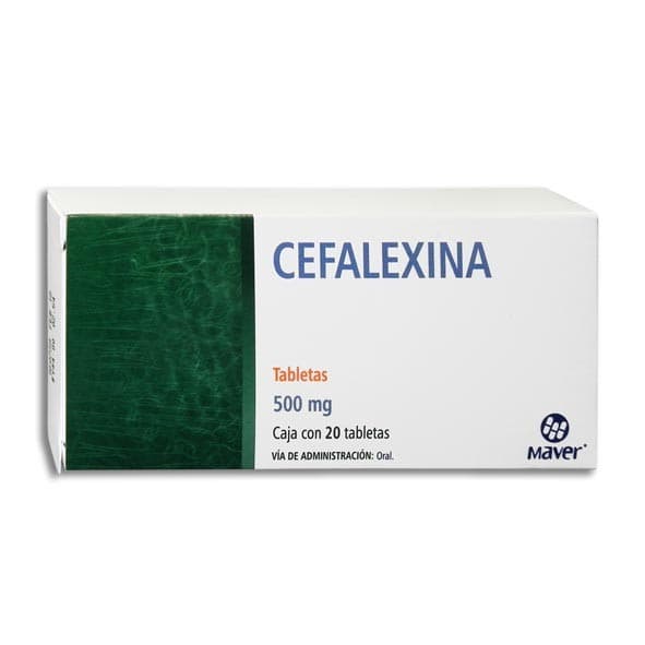 Cefalexina (maver) C/20 Tabs. 500 Mg.