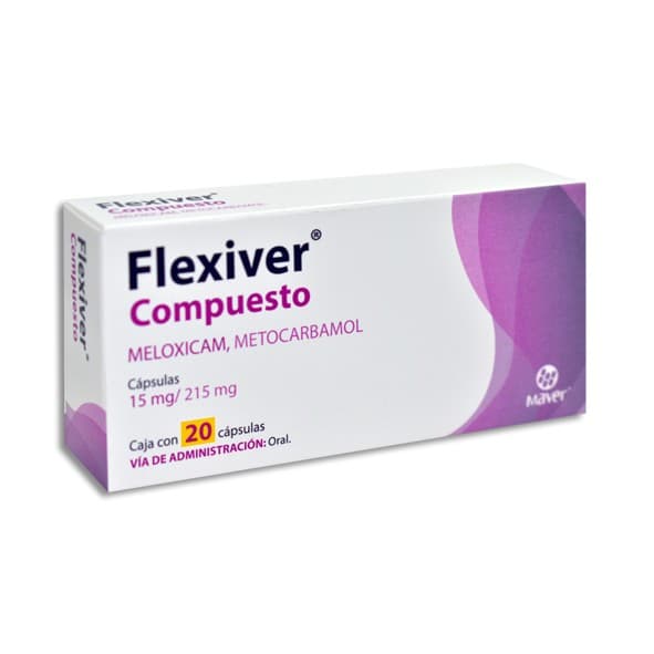 Flexiver Compuesto C/20 Caps. 15/215 Mg.