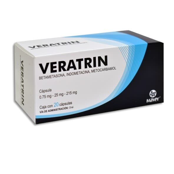 Veratrin C/20 Caps. 0.75/25/215 Mg.