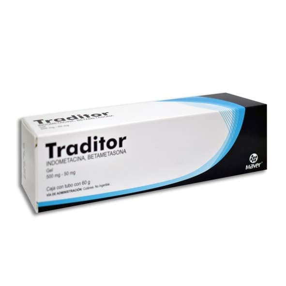 Traditor Gel Tubo C/60 G. 500-50 Mg/100 G.