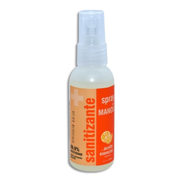 Sanitizante Spray para Manos (belabel) "naranja" Fco. 60 Ml.