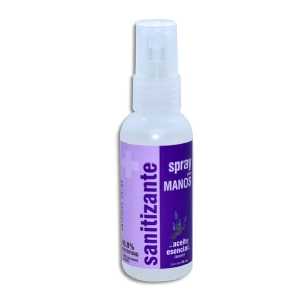 Sanitizante Spray para Manos "lavanda" (belabel) Fco. 60 Ml.
