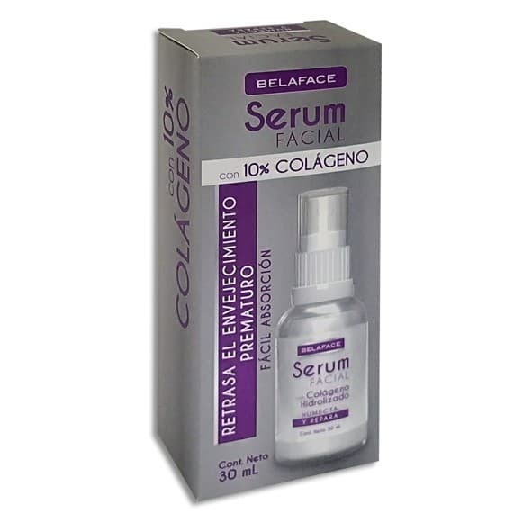 Belaface Serum Facial C/colágeno Hidrolizado Fco. 30 Ml.