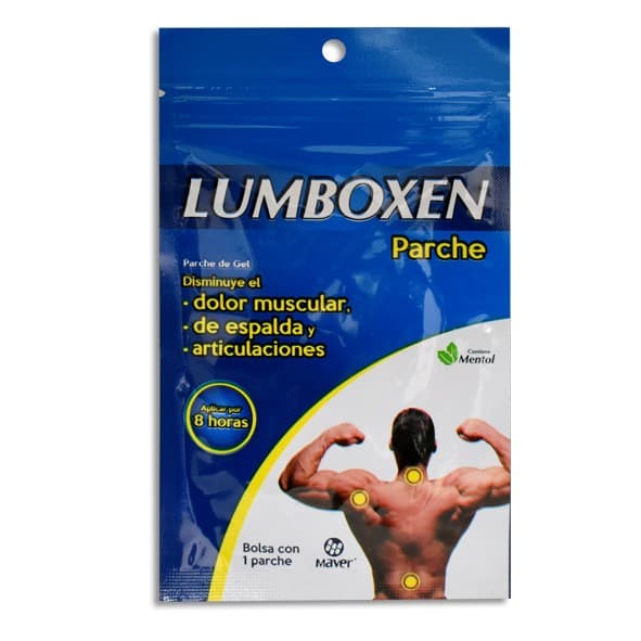 Lumboxen Gel Parche Sobre C/1 Pza.