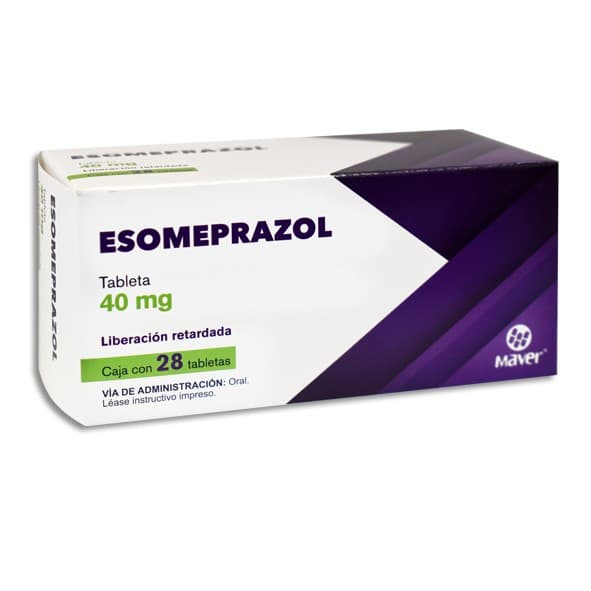 Esomeprazol (maver) C/28 Tabs. Lib. Rtda. 40 Mg.