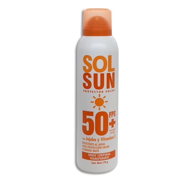 Sol Sun Protector Solar Fps 50+ Spray Corporal Fco.170 G.