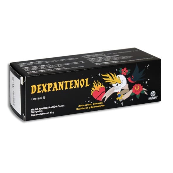 Dexpantenol (maver) Crema 5% "tattoo" Tubo C/30 G.