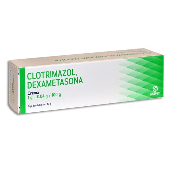 Clotrimazol/dexametasona (maver) Crema Tubo C/30 G. 1-0.04 G/100 G.
