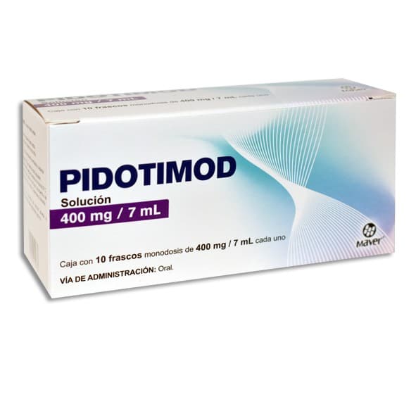 Pidotimod (maver) C/10 Fcos. Monodosis 400 Mg/7 Ml.