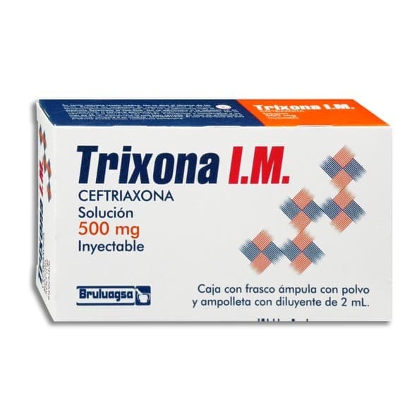 Trixona I.m. Sol. Iny. C/1 Fco. Amp. 500 Mg/2 Ml.