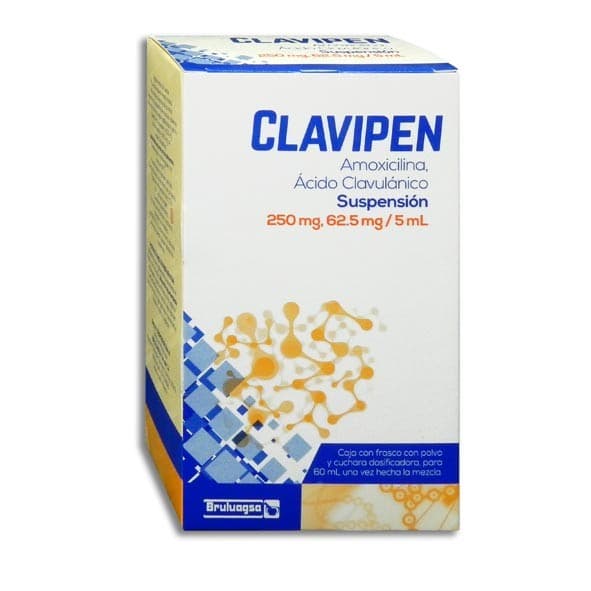 Clavipen Susp. Fco. 60 Ml. 250-62.5 Mg/5 Ml.