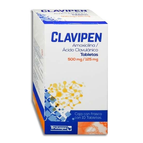 Clavipen C/10 Tabs. 500/125 Mg.