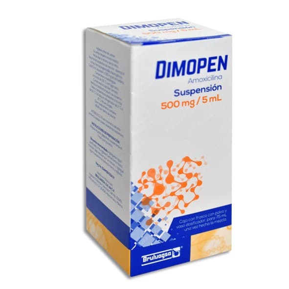 Dimopen Susp. Fco. 75 Ml. 500 Mg/5 Ml.