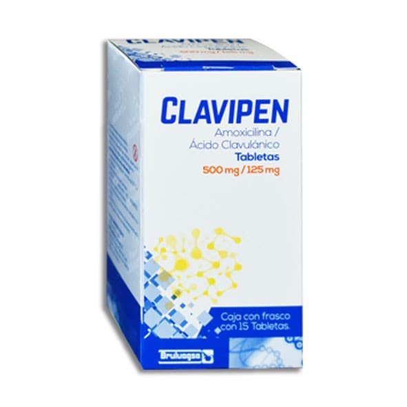 Clavipen C/15 Tabs. 500/125 Mg.