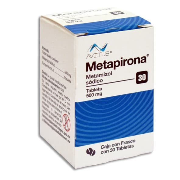 Metapirona Cja/fco. C/30 Tabs. 500 Mg.
