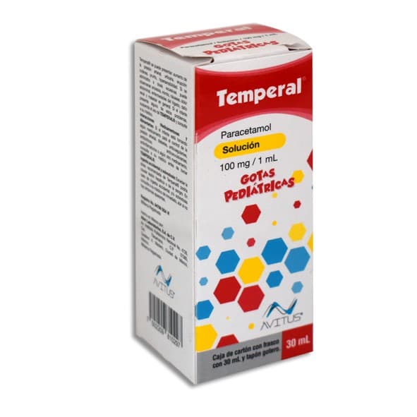Temperal Sol. Pediátrica Fco. Gotero 30 Ml. 100 Mg/1 Ml.