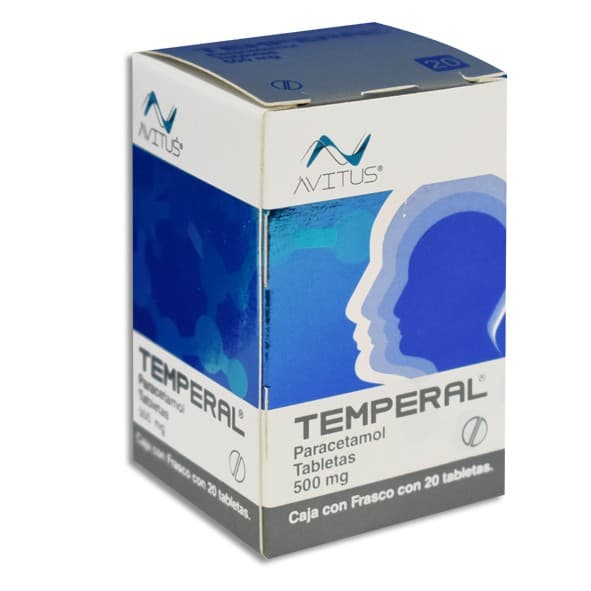 Temperal C/20 Tabs. 500 Mg.