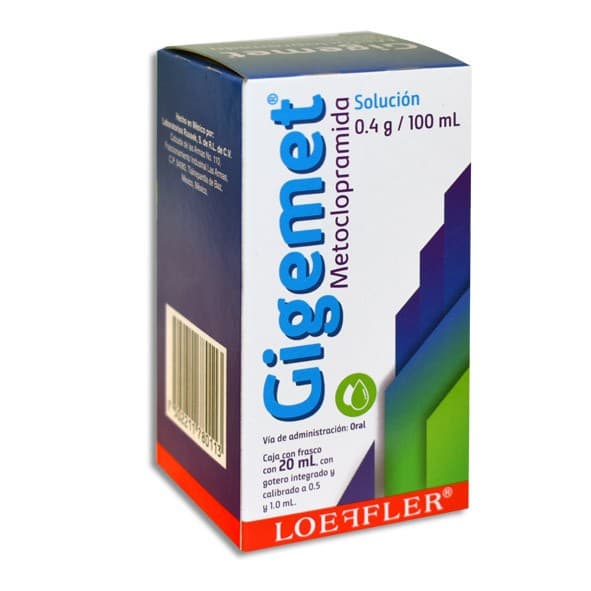 Gigemet Sol. Fco. Gotero 20 Ml. 400 Mg/100 Ml.