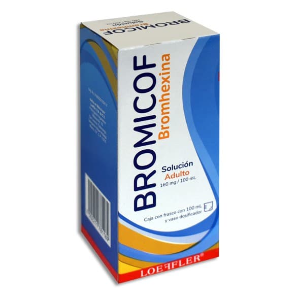 Bromicof Solución Adulto Fco. 100 Ml. 160 Mg/100 Ml.