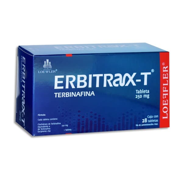 Erbitrax-t C/28 Tabs. 250 Mg.