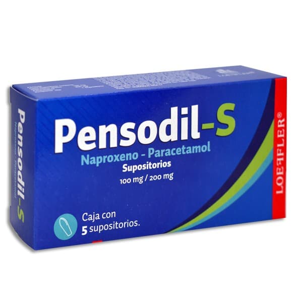 Pensodil-s C/5 Supositorios 100/200 Mg.