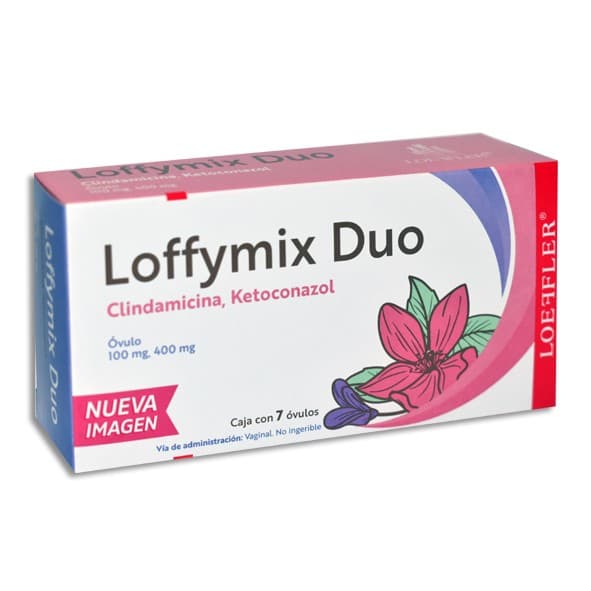 Clindamicina/ketoconazol (loeffler) C/7 Óvulos 100/400 Mg.