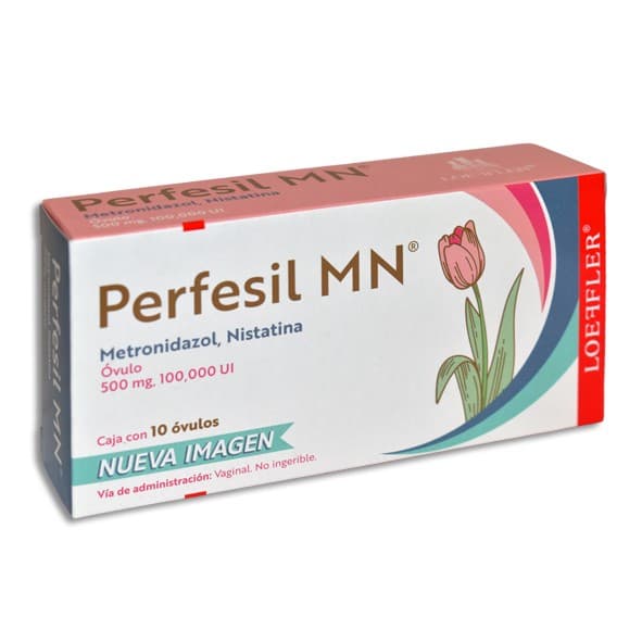 Perfesil Mn C/10 Óvulos 500 Mg/100,000 Ui.