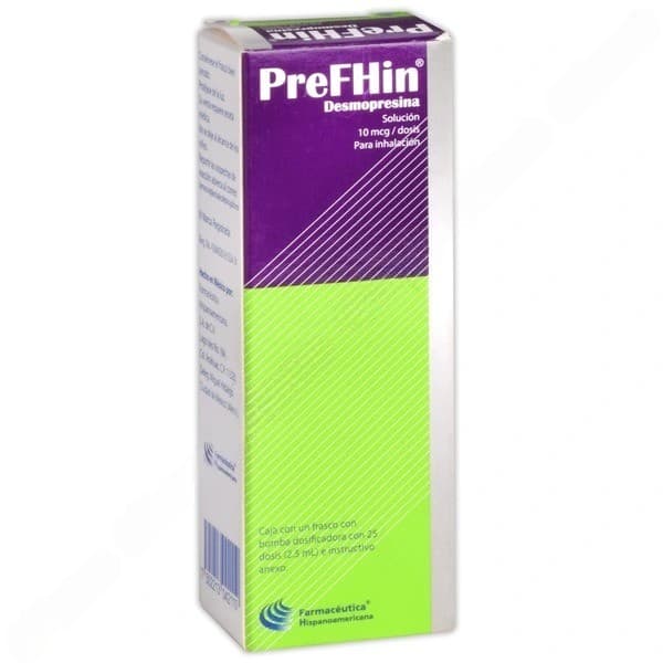 Prefhin Sol. P/inhalación Nasal Fco. 2.5 Ml. C/25 Dosis 10 Mcg.