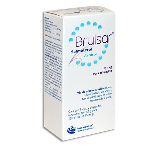 Brulsar Aerosol P/inhalación Fco. C/120 Dosis 25 Mcg.