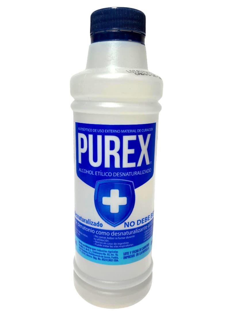 Alcohol Etílico Desnaturalizado (purex) 70% Fco. 250 Ml.
